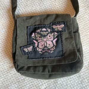 Melanie Martinez Olive Green Corduroy Portals Crossbody Bag Satchel